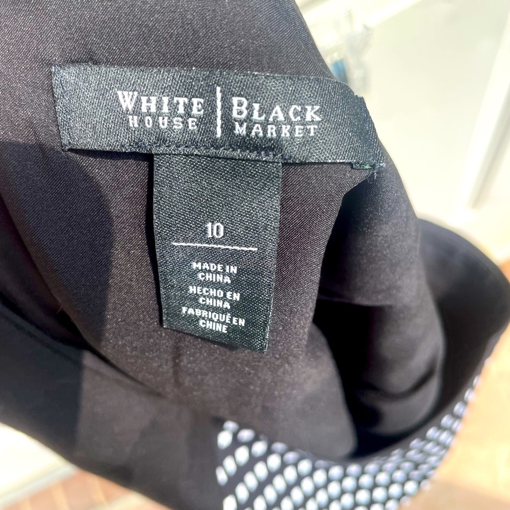 White House Black Market, Black & White, Skirt, Size 10 - Picture 3 of 3